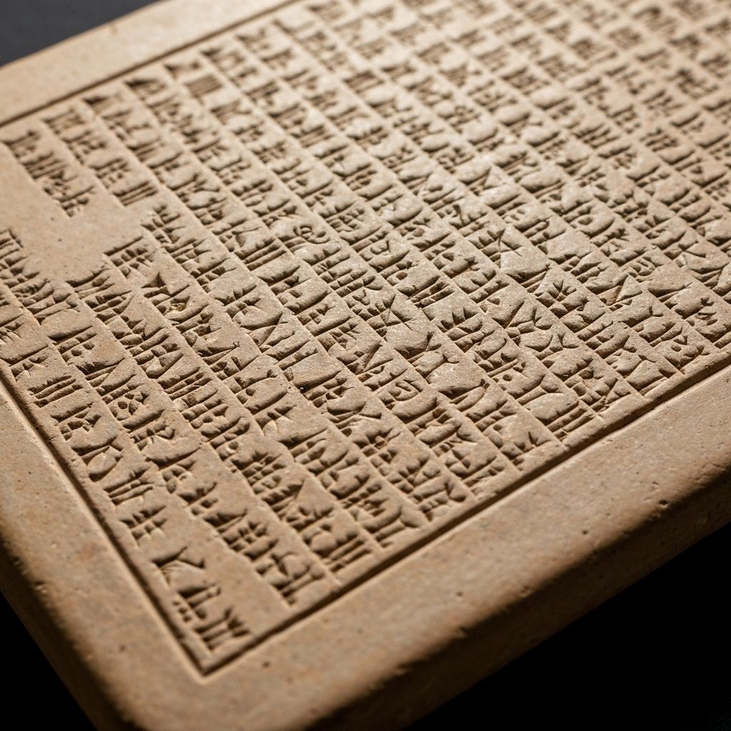 Sumerian Cuneiform Tablet